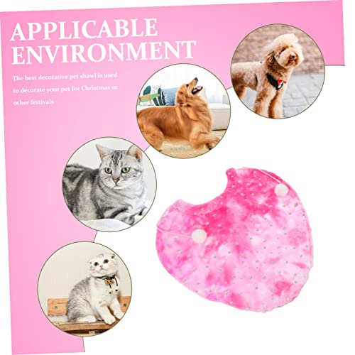 Capa navideña para perro Garneck talla S rosa miniatura 5