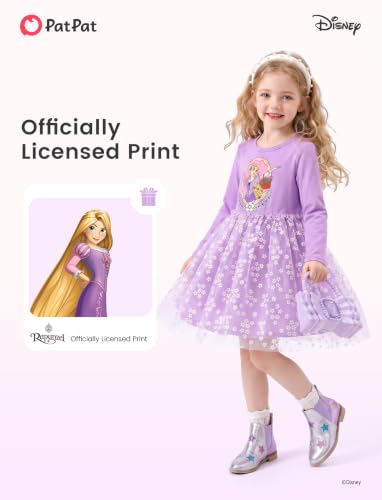 Image of Disney Girls' Tulle Tutu Dress Birthday Party Outfit Toddler to Big Kid