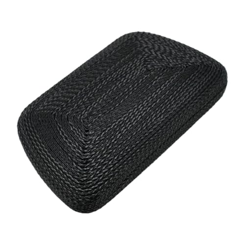 Image of Women Woven Faux Leather Clutch Purse Summer Beach Handbag Woven Evening Bag Stylish Dumpling Bag for Party Casual
