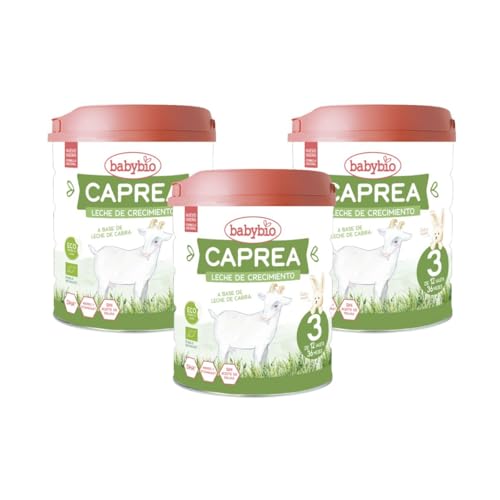 BABYBIO - Leche de cabra - Caprea 3 (12 meses a 3 años) - BIO - 3x800 g
