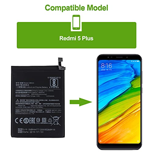 Batterie Note 5 Redmi 5 Plus BN44 remplacement bloc alimentation smartphone kit - 7