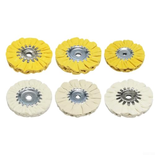 Ruota lamellare, diametro 80-125 mm, mola in tessuto per lavorazione del legno, levigatura e lucidatura con anima in ferro, per appassionati di fai da te e professionisti dell'officina (E)