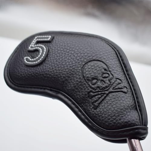 Premium Magnetic Leather Iron and Wedge Golf Club Head Covers - Image 5