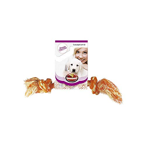 Furacão Pet Dental Bone Algodao com No N.3, Tamanho Médio para Cães (cores sortidas)
