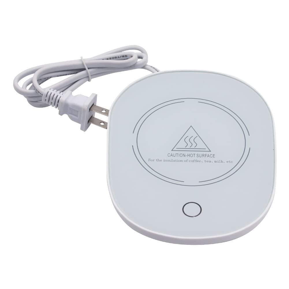 MODUODUO Coffee Mug Warmer Thermostat Coaster US Plug 110V Cup Heating mat for Beverage Tea Espresso Milk
