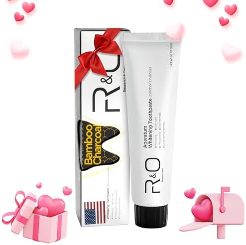 Amazon.com: R&O Ageratum Whitening Toothpaste with Bamboo Charcoal, 3. ...