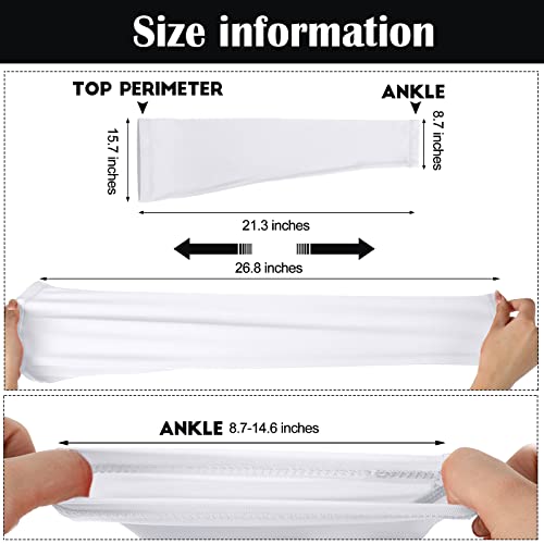 Leg Sleeves Compression Long Knee Sleeve UV Protect for Men Women Sport Basketball Football3