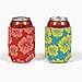12 Tropical Flower Luau - Hawaiian Tiki Party Can Covers by OTC