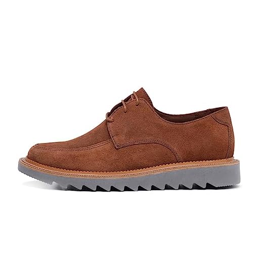 Sapato Oxford Masculino Derby Sola Tratorado Couro Alfred (Ferrugem, br_footwear_size_system, adult, numeric, numeric_41)