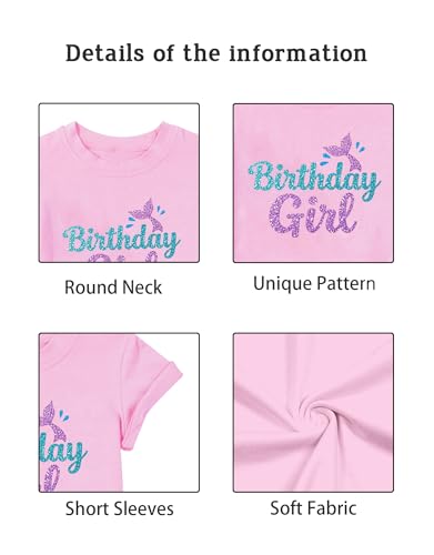 Image of Birthday Girls Shirt Kid It's Me Hi I'm The Birthday Girl It's Me 5-12Y | YHHR Birthday Shirts for Girls ,Bday Girl Shirt ,Its My Birthday Shirt Girl Graphic Tee ,Kids Bday Party Outfit 5-12 Years