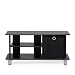 Furinno 13239EX/BK Simplistic TV Entertainment Center with Bin Drawers, Espresso/Black