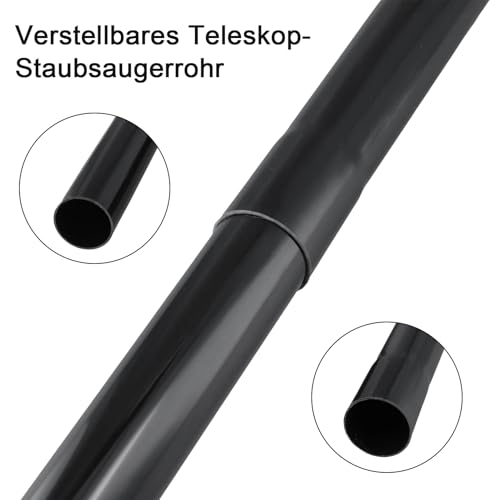 Miniatura 7 de 2 Tubos De Extensión Para Aspiradora, Varillas Para Aspiradoras Manuales, Uso En Seco Y Húmedo, Tubo Telescópico Ajustable, Tubo De Succión De Plástico De 35 Mm De Diámetro Para A2004 Mv3 Wd3