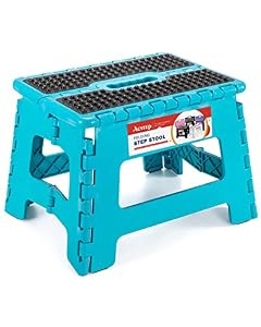 ACSTEP Klappbarer Tritthocker Blau