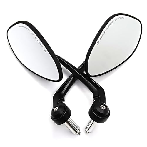 Rétroviseurs latéraux ronds pour moto : finis les angles morts avec ces miroirs aluminium