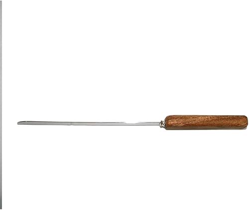 Miniatura 3 de Yair Emanuel Cuchillo Challah con mango de madera de mango natural, cuchillo de pan dentado de 13 pulgadas, cortador de pan de acero inoxidable