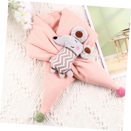 Pack de 2 bufandas cruzadas para niños en color rosa informal 3