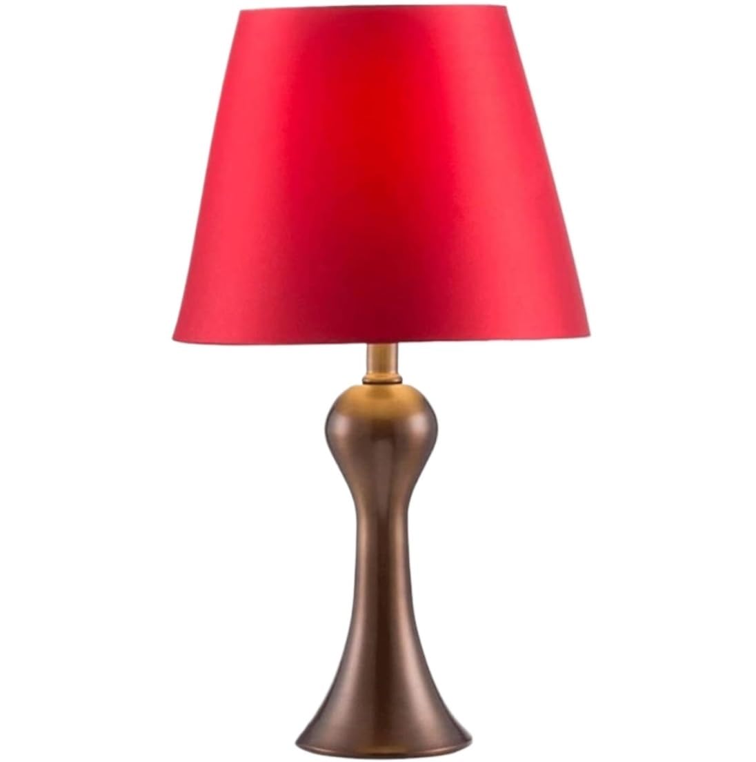 AZHKJKZH Table Lamp Metal Table Lamp Fabric Lampshade Nightstand Desk Light Modern Bedside Eye Protection For Home