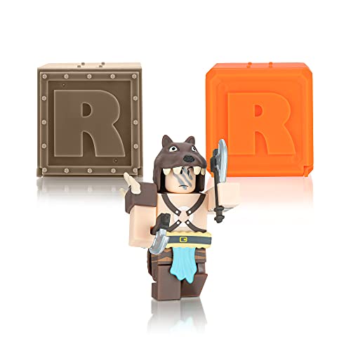 Roblox Action Collection - Kingdom Simulator: Berserker Figure Pack + Two Mystery Figure Bundle [Includes 3 Exclusive Virtual Items]