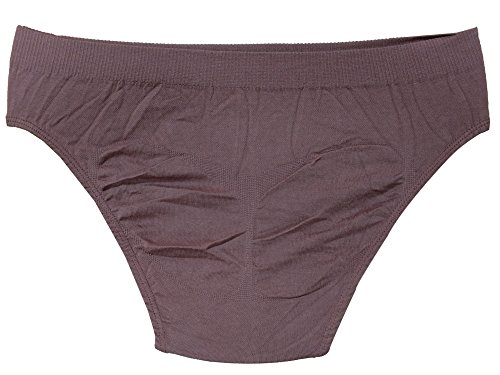 Image of Bralux Mens Briefs Combed Cotton Solid Underwear Combo Set with Soft Concealed Waistband