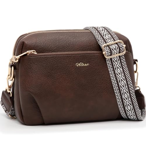 Image of Crossbody Bag for Women Vegan Leather Handbag Purse Anti Theft RFID