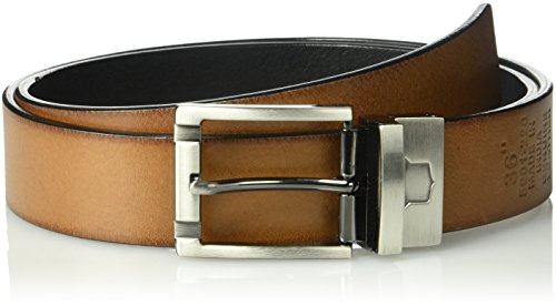 Florsheim Men s Hargrove Reversible Belt, black Cog, 36