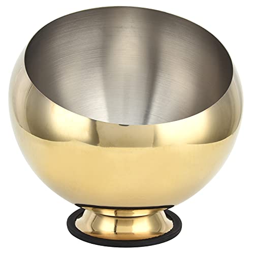 WOHPNLE 304 Edelstahl -Gewürzschale, goldene Farbe würzige heiße Sauce -Pot -Sauce -Schüssel mit Silikonbasis für Restaurant, Küche, Wohnzimmer Gebrauch (L(330 X 184mm / 12.99 X 7.24in)) WOHPNLE 304 Edelstahl -Gewürzschale, goldene Farbe würzige heiße Sauce -Pot -Sauce -Schüssel mit Silikonbasis für Restaurant, Küche, Wohnzimmer Gebrauch (L(330 X 184mm / 12.99 X 7.24in))