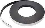 Flexible Magnet Strip with White Vinyl Coating, 1/32