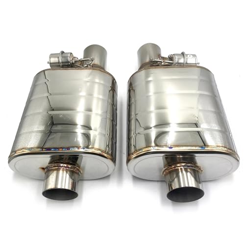 Silenciadores de escape con interruptor de sonido ajustable para coche moderno 3