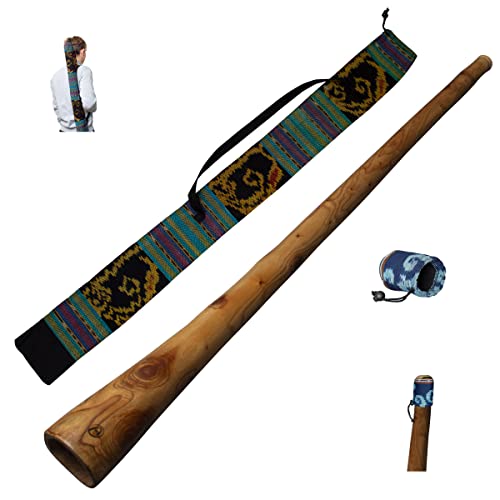Australian Treasures - DIDGERIDOO: Mahagoni PRO-Serie 147cm inklusive I-kat...