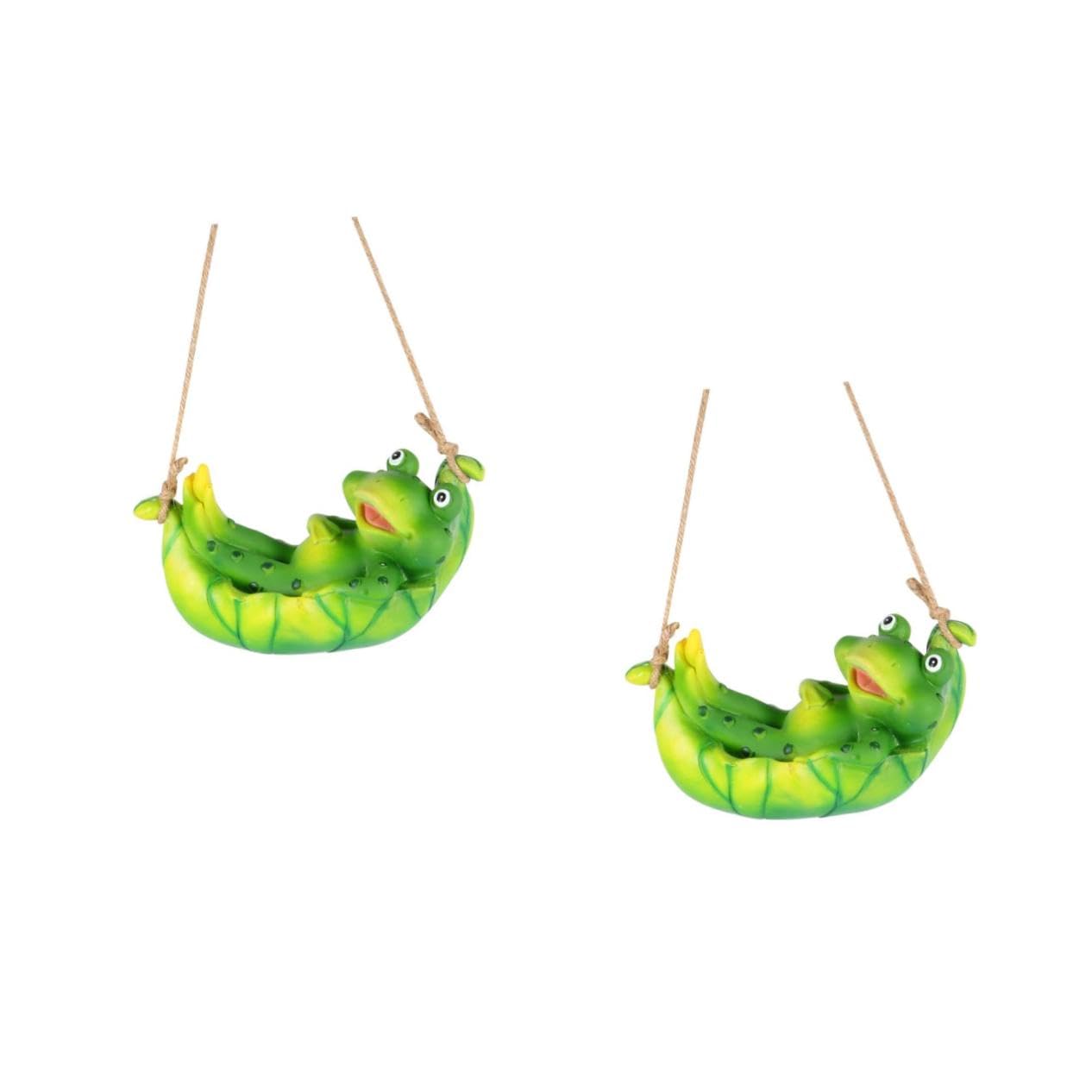 TOYANDONA 2stücke Hängende Frösche Deko Lustige Gartenornamente Für Innen Und Außenbereich Dekoration Für Garten Und Balkon Nicht Verblassend Für Gartenliebhaber