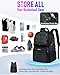LOINTET Basketball Bag Backpack with Ball Holder Shoes Compartment, Large Basketball Accessories Sports Bag More Pockets for Football, Soccer, Volleyball, Gym, Travel, Black
