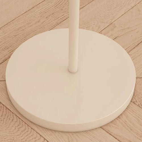 Lámpara de pie de hierro para salón con pantalla plisada súper brillante e interruptor cómodo 8