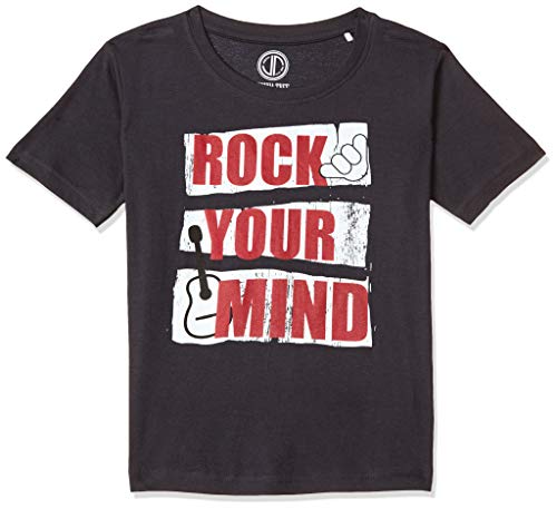 Image of Joshua Tree Boy's Paisley Regular fit T-Shirt (GT03-14 Red and Black 9-10 Yrs)