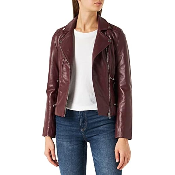 Naf Naf Veste En Cuir Cuero para Mujer