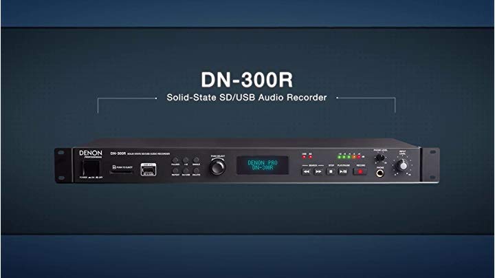 DENON DN-300R MKⅡ SD/USB対応　メディアレコーダー Amazon | Denon Professional SD/USB対応メディアレコーダー DN-300R