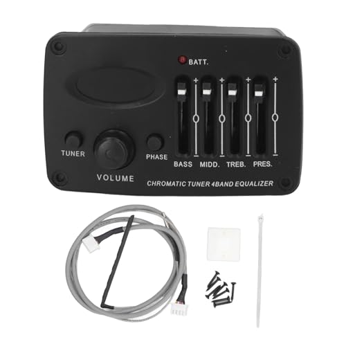 Micro piézo pour guitare acoustique et égaliseur 4 bandes pour jouer sur scène