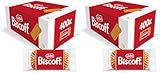 Lotus Biscoff | Biscoff Biscuit Original | 400 Biscuits Emballés Individuellement | Ingrédients d'Origine Naturelle | Vegan | Boîte de 400 Biscuits | 2,5 kg (Lot de 2)