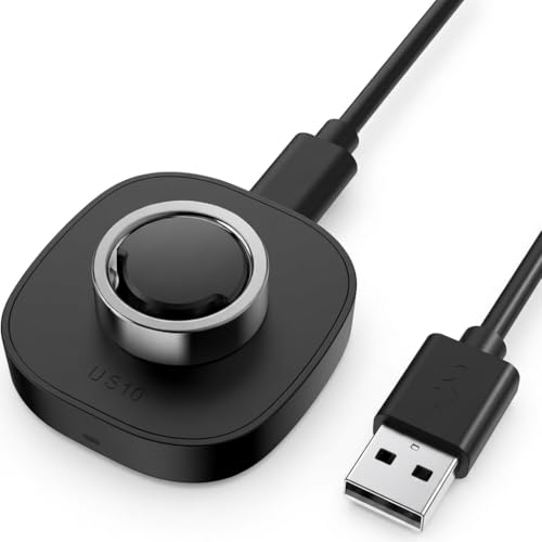 Image of Charger Compatible with Ou-ra Ring Gen3 Size 10 - Fast Charging Dock for Gen 3 Horizon & Heritage Smart Ring, Replacement Charging Base with USB-C Cable, Portable Travel Charger