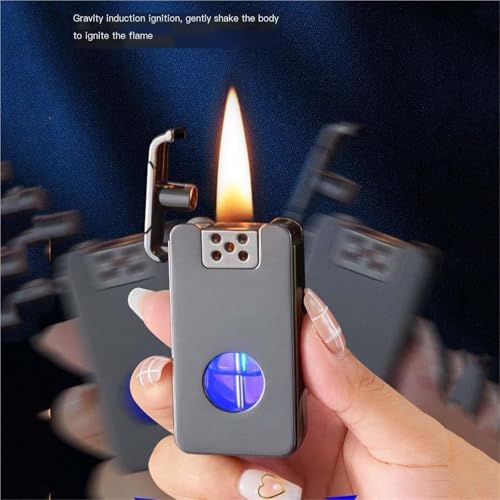 Encendedor de queroseno premium con diseño recargable y llama tradicional 4