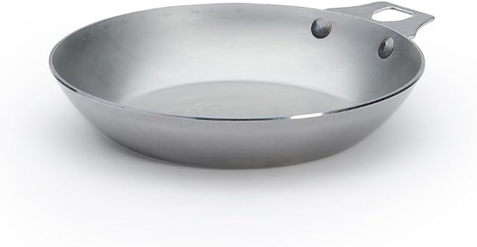 De Buyer Mineral B Frying Pan with Detachable Element, 20 cm, Steel, Silver, 30.81 x 24.41 x 5.59 cm