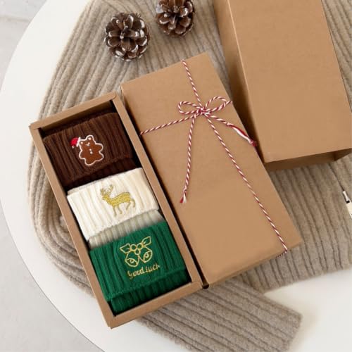 Calcetines de algodón para mujer GFZMF para regalar en Navidad y Reyes 4