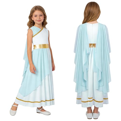 Disfraz toga griega para niñas vestido Atenea 8 Años miniatura 7
