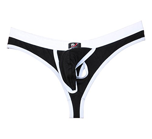 Men's Hole & Pouch Thong Underwear