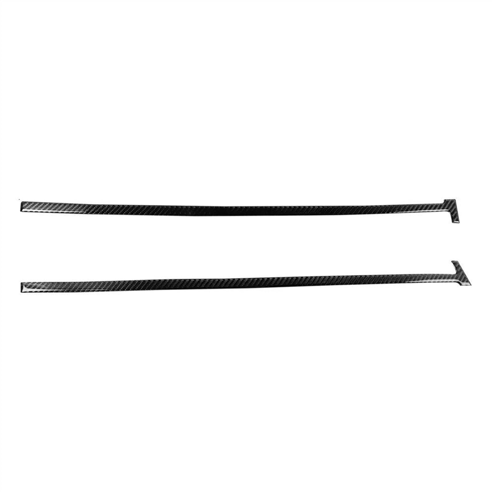 Yeskit Carbon Fibre Black Car Decoration Accessories Center Dashboard Trim Strip Sticker For Tesla Model Y 2020-2022 3 2017-2022(Carbon Fibre Black)