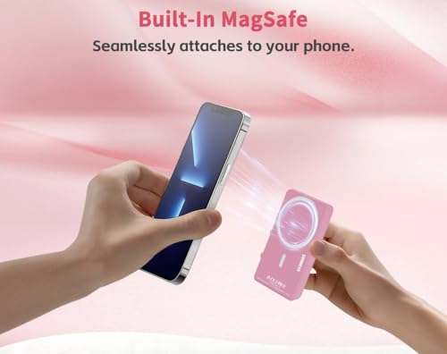 Image of Shimbol P4 Black, 4 inch Touch Screen Wireless Vlog Selfie Phone Monitor | Reverse Control for iPhone 17 /16 /15 /14 /13 /Pro /Pro Max /Plus Magnetic Snap-On, Built-in Speaker, Compatible with Android
