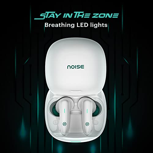 Noise Buds VS402 in-Ear Truly Wireless Earbuds with 50H of Playtime, Low Latency, Quad Mic with ENC, Instacharge(10 min=120 min),10mm Driver, BT v5.3, Breathing LED Lights (Neon White) - Image 8