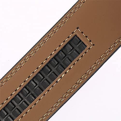 Men's Leather Braided Casual and Dress Belt,Buckle Belts for Men Girdle3