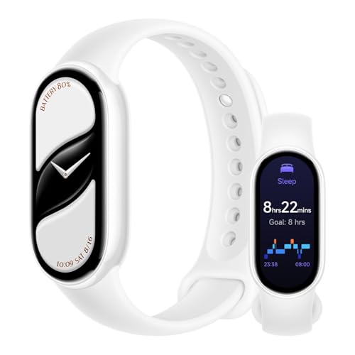 Xiaomi Mi Smart Band 10(2025) - Ceramic Edition - 1.72' AMOLED Display | 21 Days Battery Life | Touchscreen, Multi-Sport Tracker, Activity Tracker, Heart Rate Monitor | BT5.4 - Pearl White