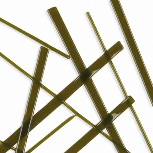 Noodles Olive Green Opal 96coe 5 oz Tube Glass