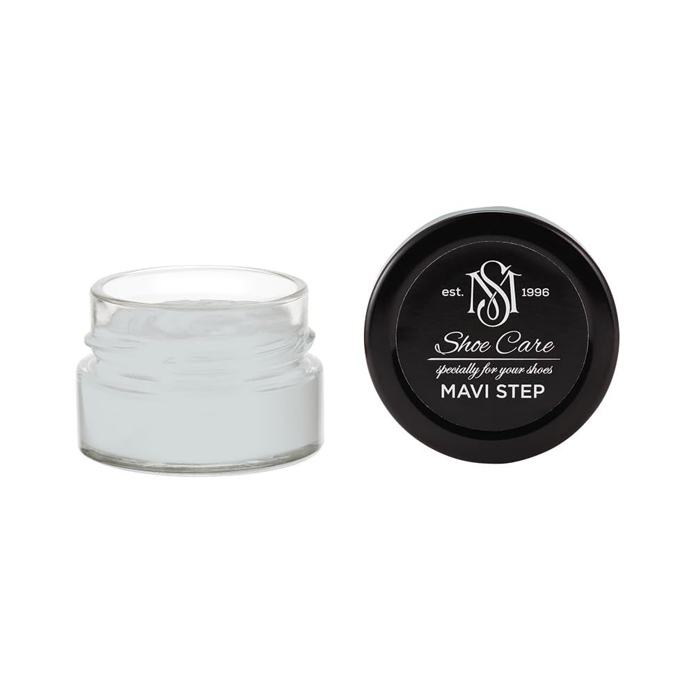 Crème de Cirage Premium - NCS S 1502-B50G Gris Moyen - Soin Nourrissant & Rénovateur de Couleur pour Cuir Lisse par MAVI STEP - 1.70 fl oz / 50 ml